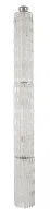 Люстра хрустальная каскадная столб Belluno E 1.9.25.200 N Dio D'Arte без плафона на 15 ламп, основание никель в стиле классика 