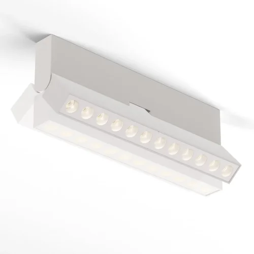 Светильник накладной LED Points rot C136CL-12W3K-W Maytoni белый 1 лампа, основание белое в стиле современный хай-тек прямоугольный фото 5