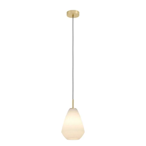 Светильник подвесной Caprarola 900812 Eglo коричневый 1 лампа, основание матовое латунь в стиле современный 