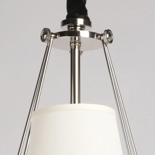 Люстра подвесная Онтарио 692011706 MW-Light белая на 6 ламп, основание хром в стиле классический  фото 8