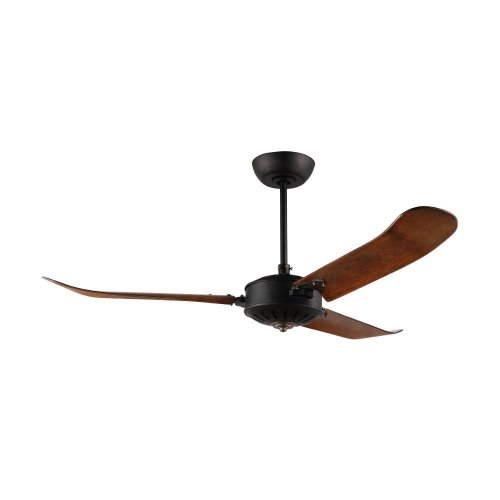 Вентилятор потолочный  с пультом Hoi An 35029 Eglo в стиле хай-тек современный, цвет основания / лопастей коричневый чёрный