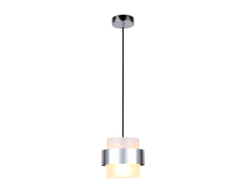 Светильник подвесной Traditional TR3644 Ambrella light белый 1 лампа, основание хром в стиле современный  фото 4