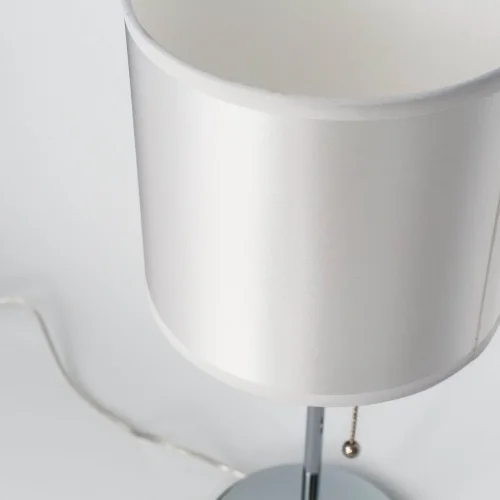 Настольная лампа Аврора CL463810 Citilux белая 1 лампа, основание хром металл в стиле современный  фото 2