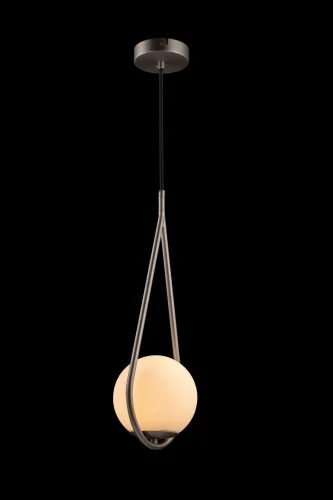 Светильник подвесной Glob LOFT2599-B LOFT IT белый 1 лампа, основание никель в стиле современный шар фото 4