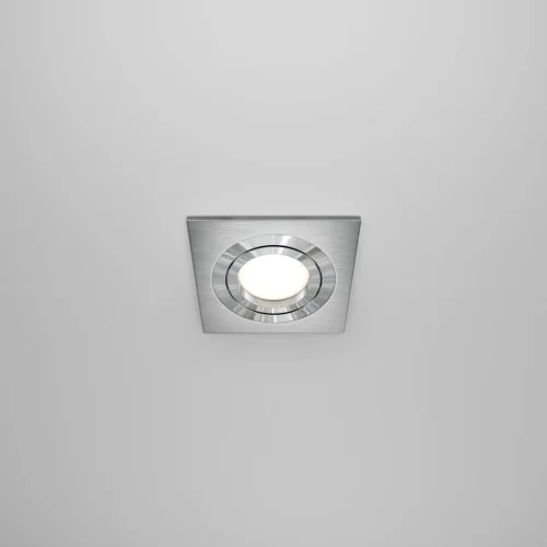 Светильник точечный Atom DL024-2-01S Maytoni серебряный 1 лампа, основание серебряное в стиле современный  фото 4
