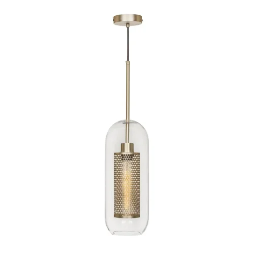 Светильник подвесной LOFT2567-E LOFT IT никель прозрачный 1 лампа, основание никель в стиле современный лофт 