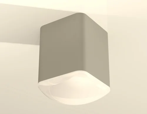 Светильник накладной Techno Spot XS XS7814011 Ambrella light серый 1 лампа, основание серое в стиле хай-тек современный квадратный фото 2