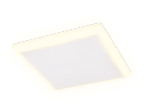 Светильник точечный LED Downlight DCR337 Ambrella light белый 1 лампа, основание белое в стиле современный хай-тек квадратный фото 10