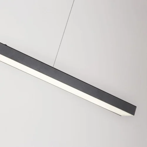 Светильник подвесной LED Firmato 4060-1P F-promo белый 1 лампа, основание чёрное в стиле современный  фото 7