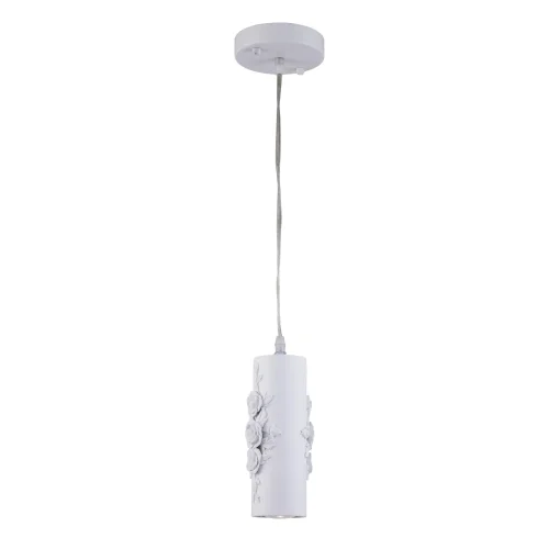 Светильник подвесной Rosette 2016-1P Favourite белый 1 лампа, основание белое в стиле современный 
