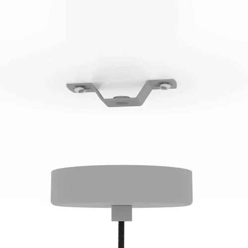 Светильник подвесной Twicken 43838 Eglo серый 1 лампа, основание серое в стиле кантри лофт  фото 3
