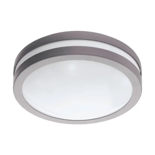 Потолочный светильник LED LOCANA-C 97299 Eglo уличный IP44 серебряный 1 лампа, плафон белый в стиле современный LED