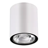 Накладной светильник LED Tumbler 358012 Novotech уличный IP65 белый 1 лампа, плафон белый в стиле современный LED