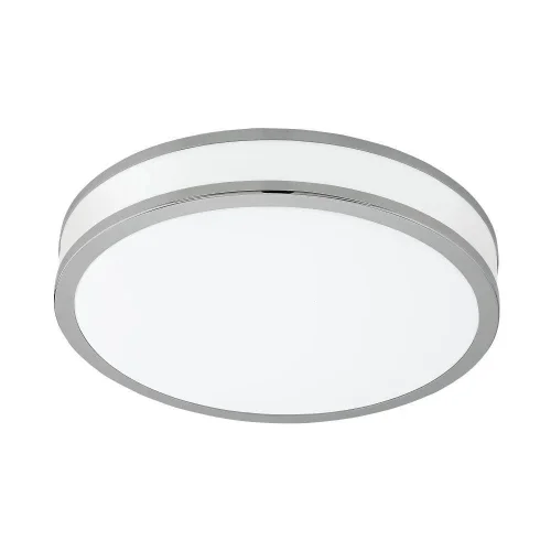 Светильник потолочный LED PALERMO 2 95682 Eglo хром серый белый 1 лампа, основание белое в стиле современный минимализм 