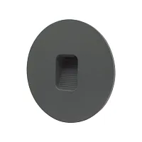 Встраиваемый светильник LED Visano SL9501.401.01 ST-Luce уличный IP54 чёрный 1 лампа, плафон чёрный в стиле хай-тек современный LED