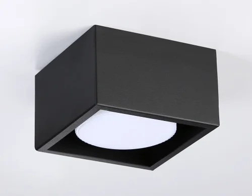 Светильник накладной TN70827 Ambrella light чёрный 1 лампа, основание чёрное в стиле современный хай-тек круглый фото 3