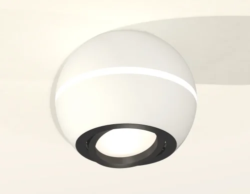 Светильник накладной Techno spot XS1101021 Ambrella light белый 1 лампа, основание белое в стиле современный круглый фото 2