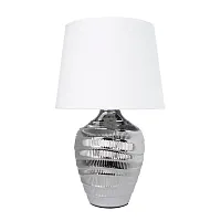 Настольная лампа Korfu A4003LT-1CC Arte Lamp белая 1 лампа, основание хром керамика в стиле классический 