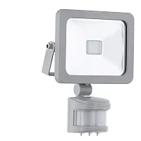 Настенный светильник LED с датчиком движения FAEDO 1 95407 Eglo уличный IP44 серебряный серый 1 лампа, плафон прозрачный в стиле современный LED