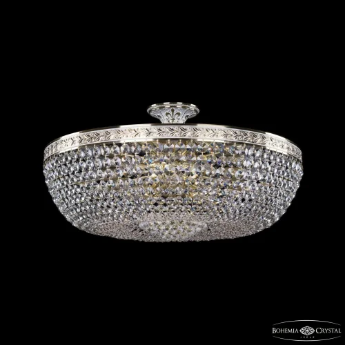Люстра потолочная 19281/70IV GW Bohemia Ivele Crystal прозрачная на 16 ламп, основание золотое патина в стиле классический sp