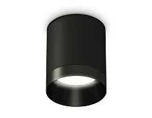 Светильник накладной Techno spot XS6302021 Ambrella light чёрный 1 лампа, основание чёрное в стиле модерн круглый