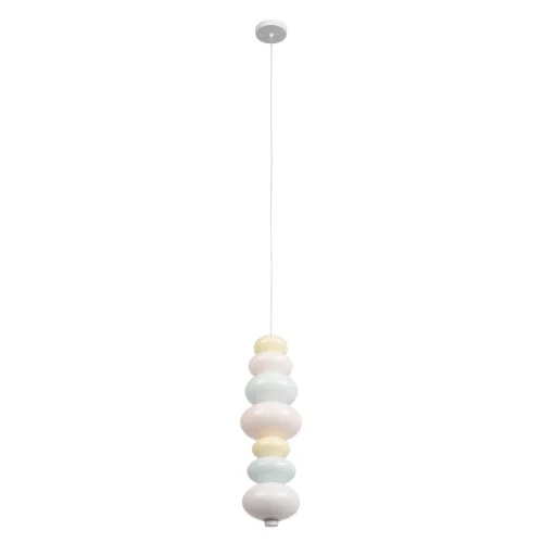 Светильник подвесной LED Macaroon 10271P/B LOFT IT разноцветный 1 лампа, основание белое в стиле  молекула шар фото 3