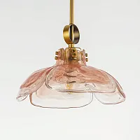 Светильник подвесной FLEUR C Розовый 179612-26 ImperiumLoft розовый 1 лампа, основание золотое в стиле современный лофт 