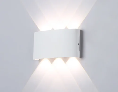 Настенный светильник LED ST4455 Ambrella light уличный IP65 белый 1 лампа, плафон белый в стиле хай-тек современный LED фото 2