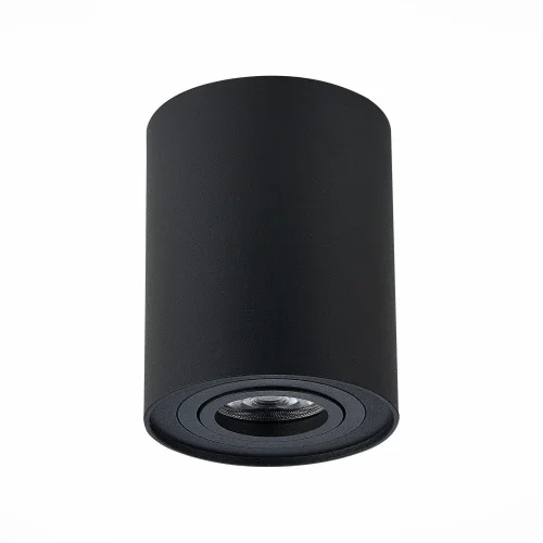 Светильник накладной Torus ST108.417.01 ST-Luce чёрный 1 лампа, основание чёрное в стиле хай-тек современный круглый фото 2