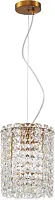 Светильник подвесной Delone 2179/05/02P Stilfort прозрачный 2 лампы, основание бронзовое в стиле современный 