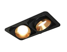 Светильник точечный Techno Spot XC XC7664024 Ambrella light чёрный 2 лампы, основание чёрное в стиле современный хай-тек 