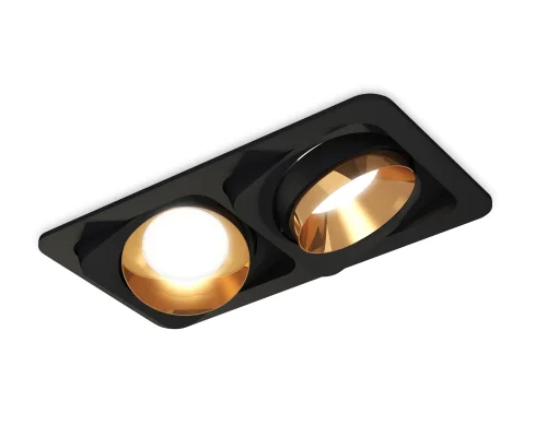 Светильник точечный Techno Spot XC XC7664024 Ambrella light чёрный 2 лампы, основание чёрное в стиле современный хай-тек 