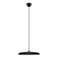 Светильник подвесной LED Plato 10119 Black LOFT IT белый 1 лампа, основание чёрное в стиле современный 