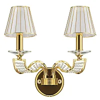 Бра Alveare 702622 Osgona золотой белый 2 лампы, основание золотое в стиле арт-деко 