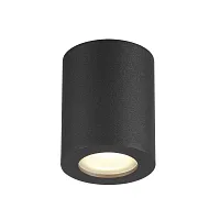 Светильник накладной AQUANA 3572/1C Odeon Light чёрный 1 лампа, основание чёрное в стиле хай-тек круглый