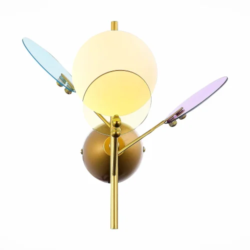 Бра Vola SLE2502-201-01 Evoluce белый на 1 лампа, основание золотое разноцветное в стиле современный 