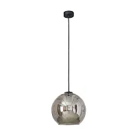Светильник подвесной Polaris 9060-NW Nowodvorski серый 1 лампа, основание чёрное в стиле современный шар