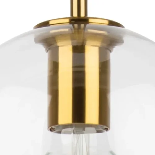 Светильник подвесной Sferico 729011 Lightstar прозрачный 1 лампа, основание латунь в стиле современный  фото 3