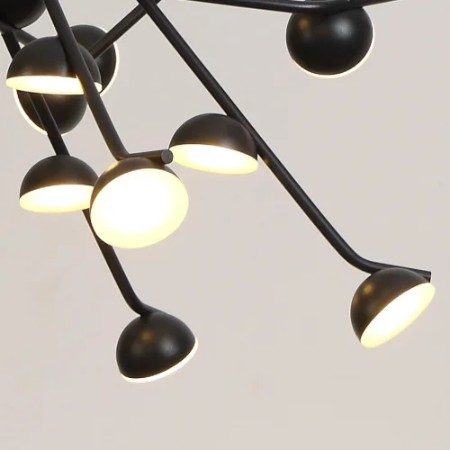 Люстра подвесная LED Adn 6417 Mantra чёрная на 1 лампа, основание чёрное в стиле современный хай-тек  фото 5