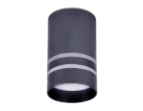 Светильник накладной LED TN237 Ambrella light чёрный 1 лампа, основание чёрное в стиле современный хай-тек круглый фото 4