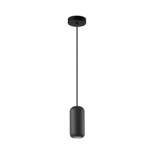 Светильник подвесной Cocoon 5060/1B Odeon Light чёрный 1 лампа, основание чёрное в стиле современный трубочки
