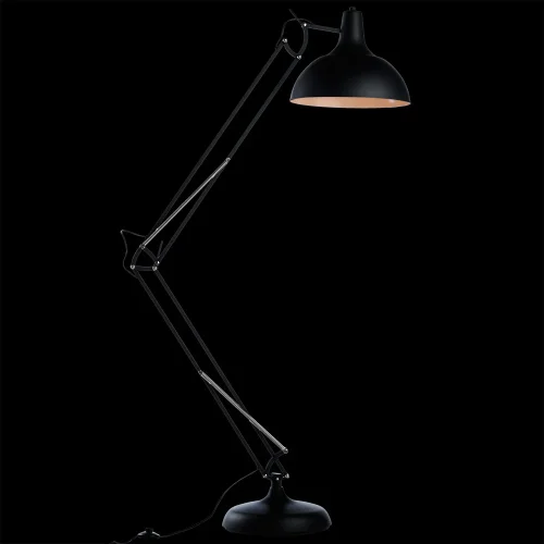 Торшер напольный  GOLIATH A2487PN-1BK Arte Lamp гибкий чёрный 1 лампа, основание чёрное в стиле современный
 фото 2