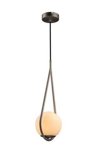Светильник подвесной Glob LOFT2599-B LOFT IT белый 1 лампа, основание никель в стиле современный шар фото 3