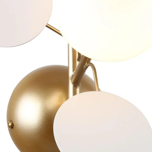 Бра Bliss 2771-1W F-promo белый на 1 лампа, основание золотое в стиле современный  фото 4