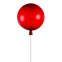 Светильник потолочный Balloon 5055C/L red LOFT IT красный 1 лампа, основание  в стиле современный шар