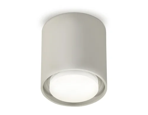 Светильник накладной Techno spot XS7724016 Ambrella light серый 1 лампа, основание серое в стиле хай-тек современный круглый