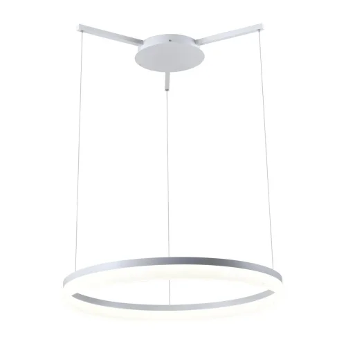 Светильник подвесной LED Via V1720-PL Moderli белый 1 лампа, основание белое в стиле хай-тек кольца фото 3