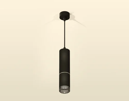 Светильник подвесной Techno spot XP6313010 Ambrella light чёрный 1 лампа, основание чёрное в стиле хай-тек современный трубочки фото 2
