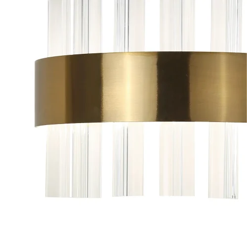 Бра LED Placerat 4012-1W Favourite прозрачный на 1 лампа, основание золотое в стиле современный  фото 3
