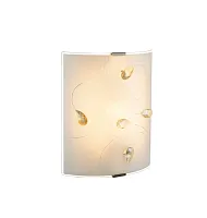 Бра TAVEUNI 40393W Globo белый 1 лампа, основание хром в стиле классический 
